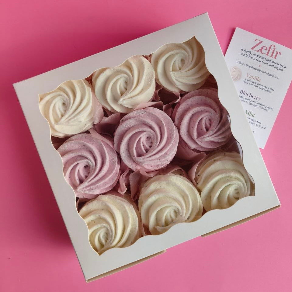Zefir "Cloud nine" - 9 pieces box - Mono Flavor