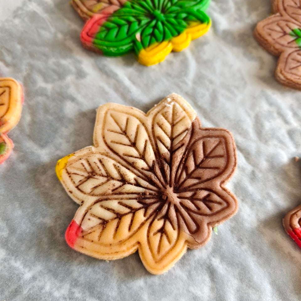 Fall Leaf Sugar cookie