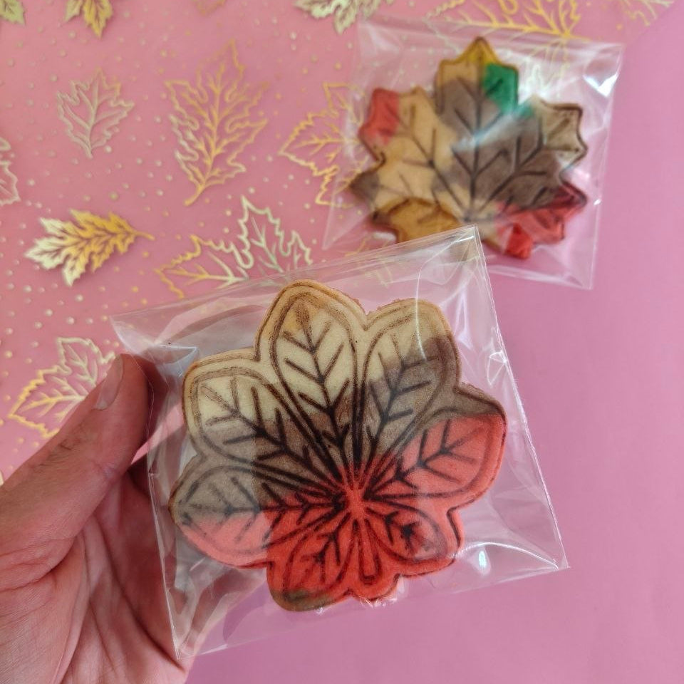 Fall Leaf Sugar cookie